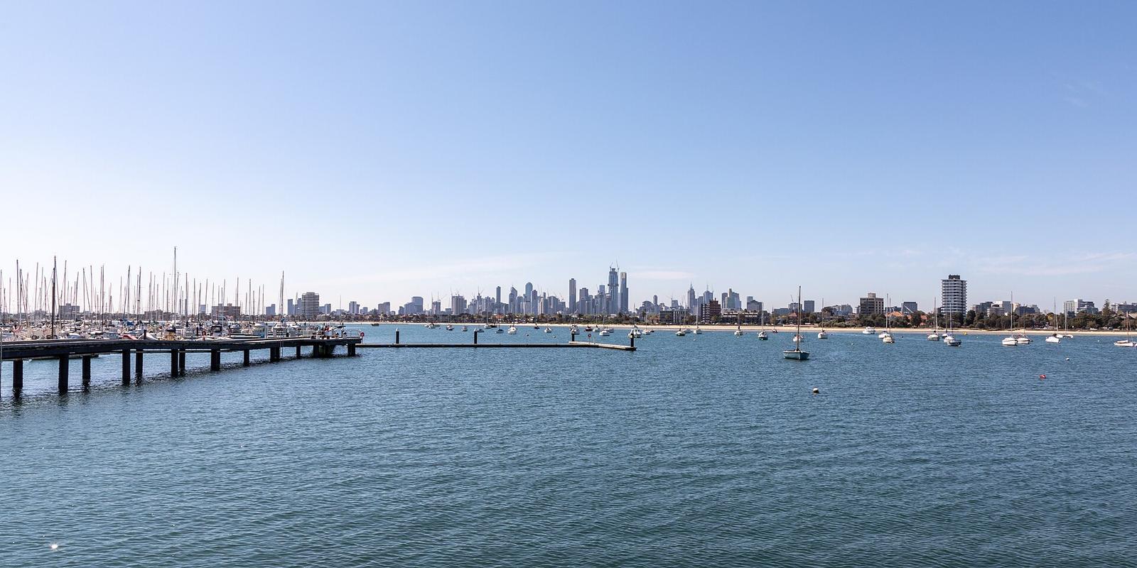 Melbourne (AU), View from St Kilda Pier 2019 1593
