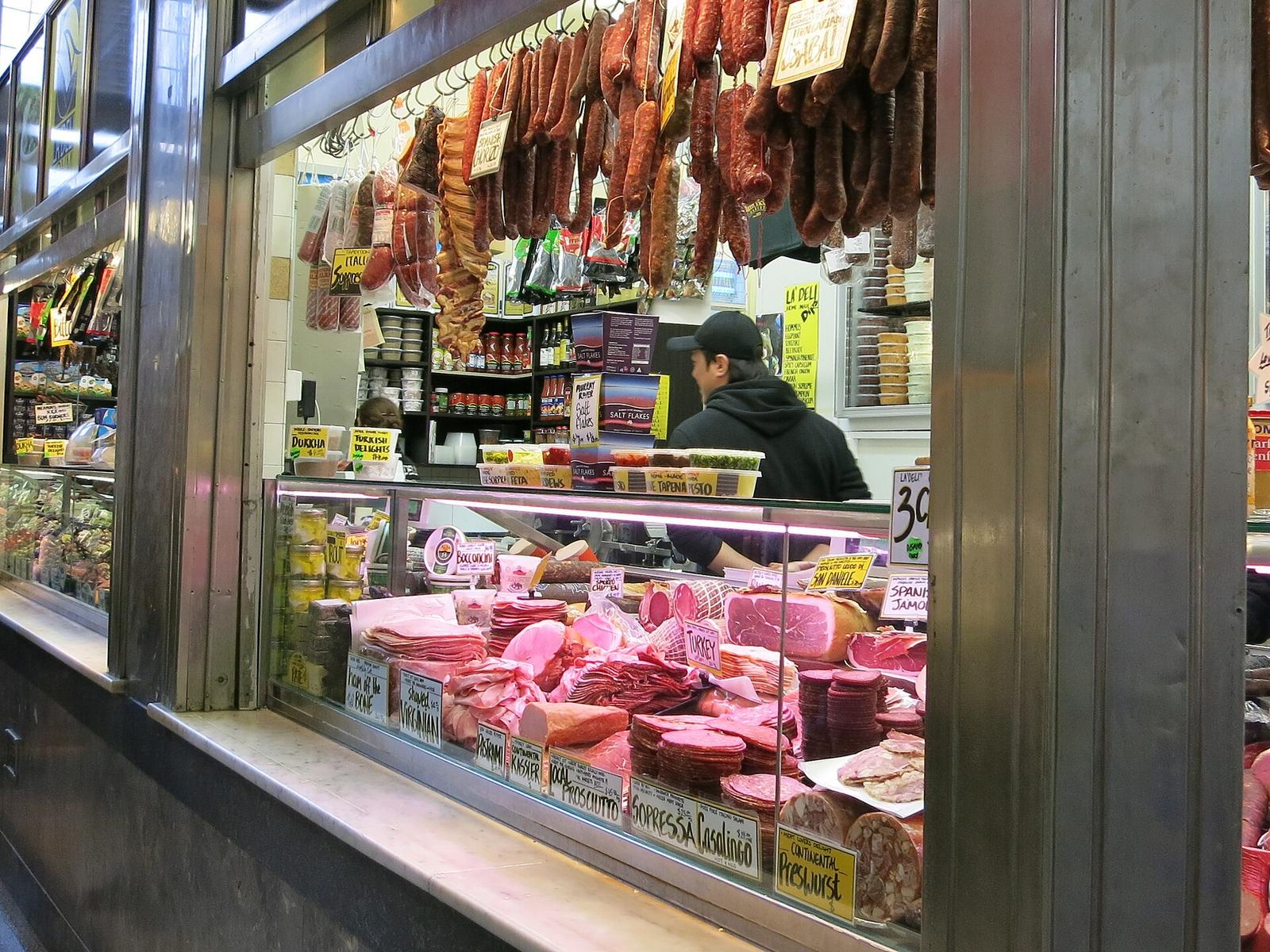 Queen Victory Market meat shop